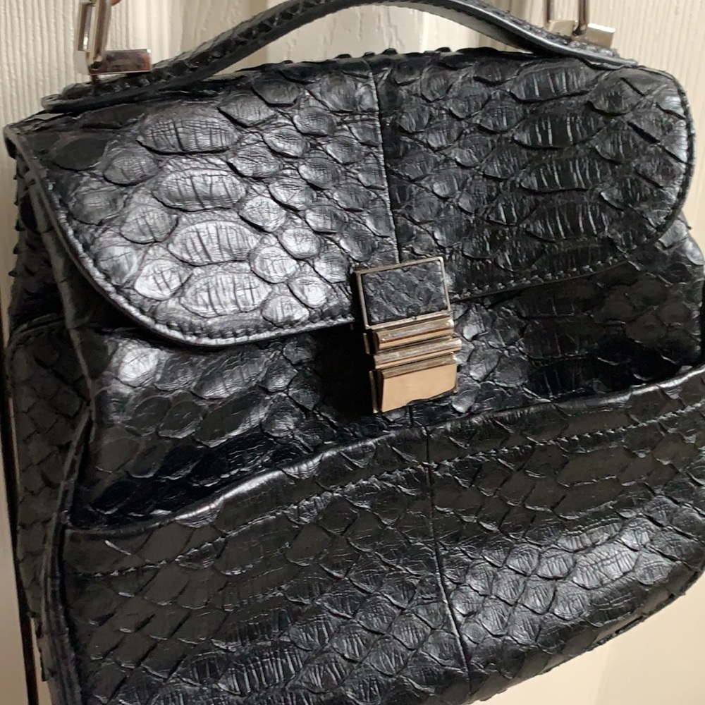 PROENZA SCHOULER  “Kent” python handbag